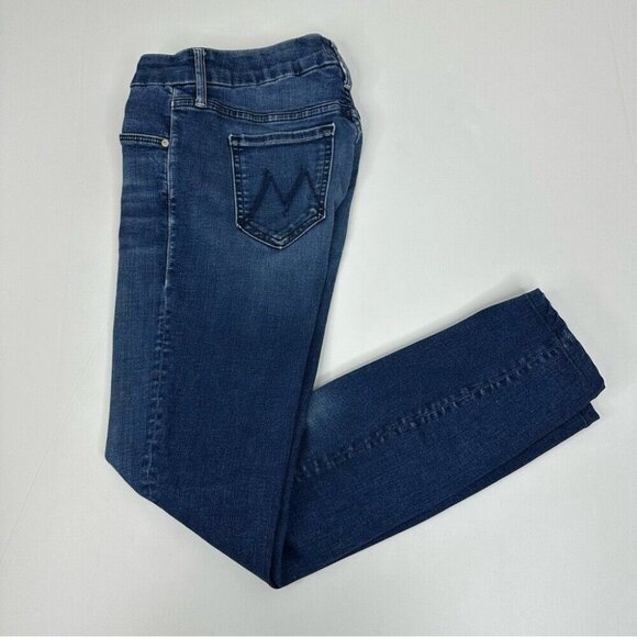 Mother Denim Women’s Looker Ankle Fray Fast Times Skinny Designer Jeans W24/L26 - Picture 3 of 12